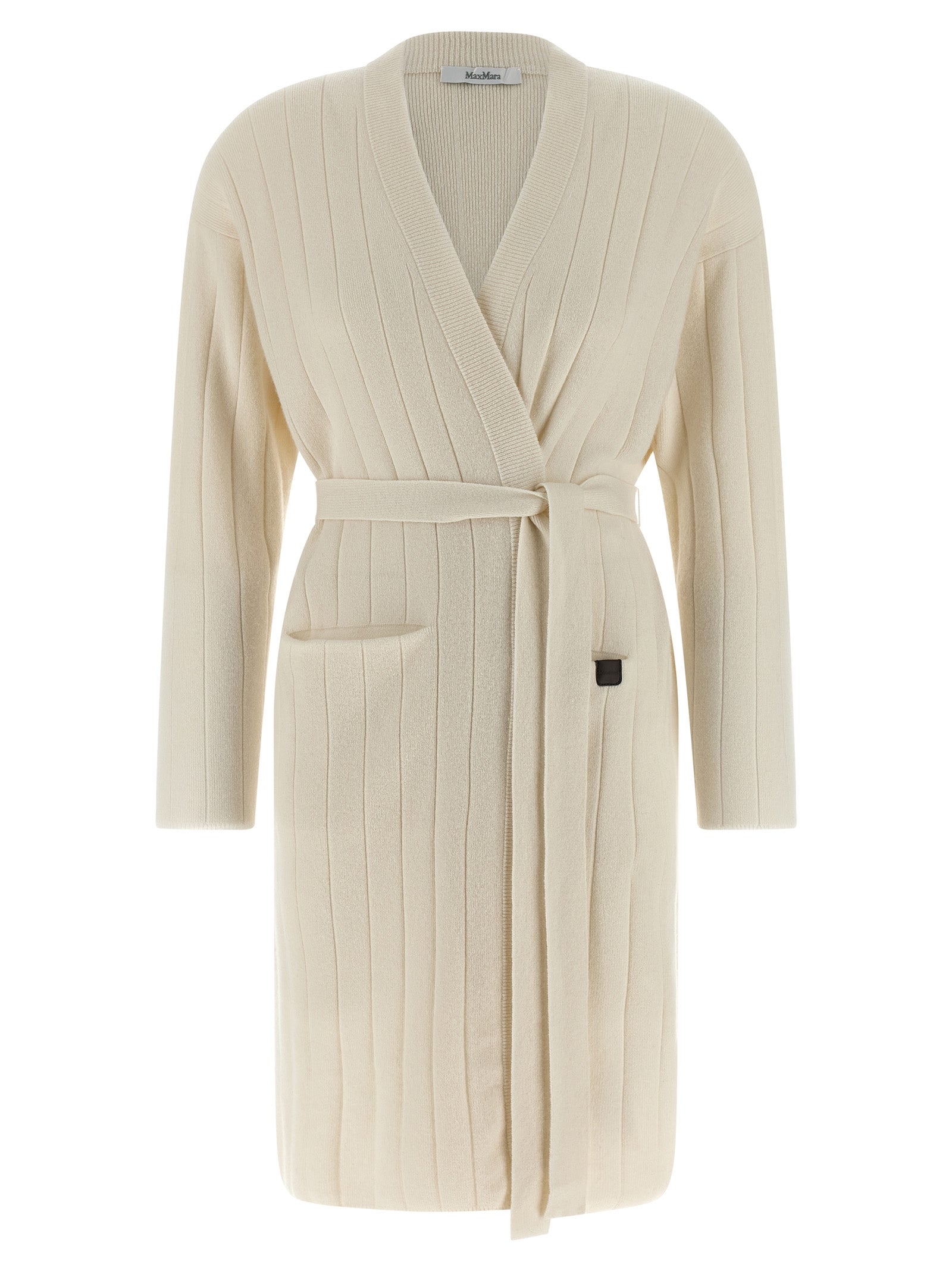 Giusto White Cashmere Cardigan