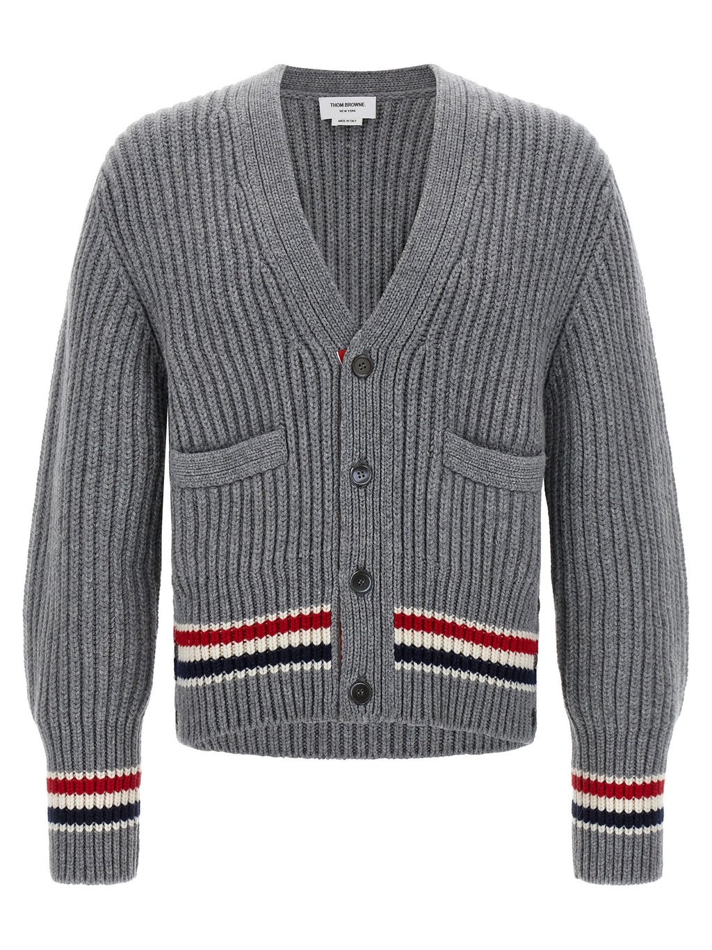 Gray Cashmere Cardigan