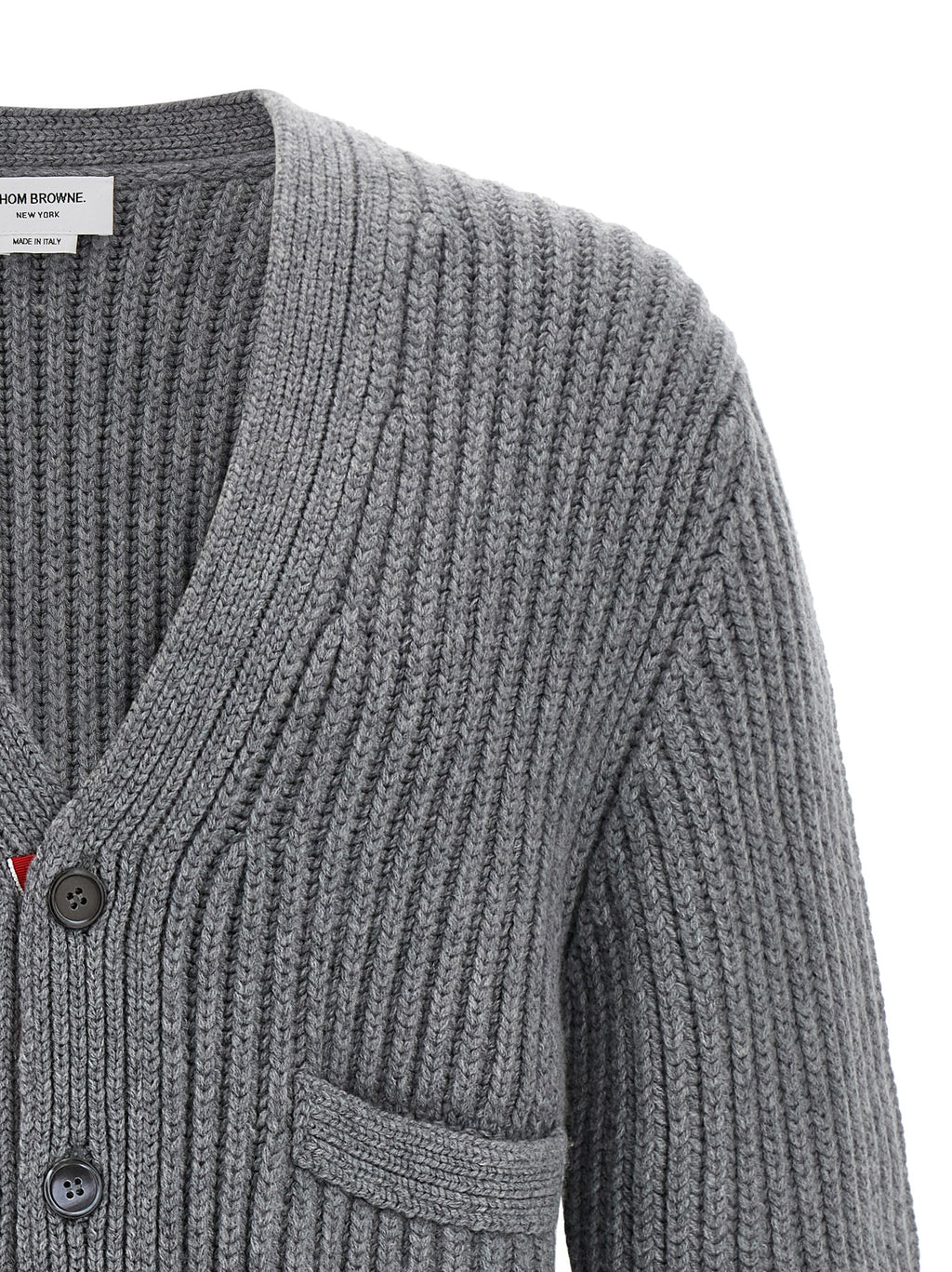 Gray Cashmere Cardigan
