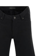 Cotton Denim Flared Jeans