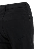 Cotton Denim Flared Jeans