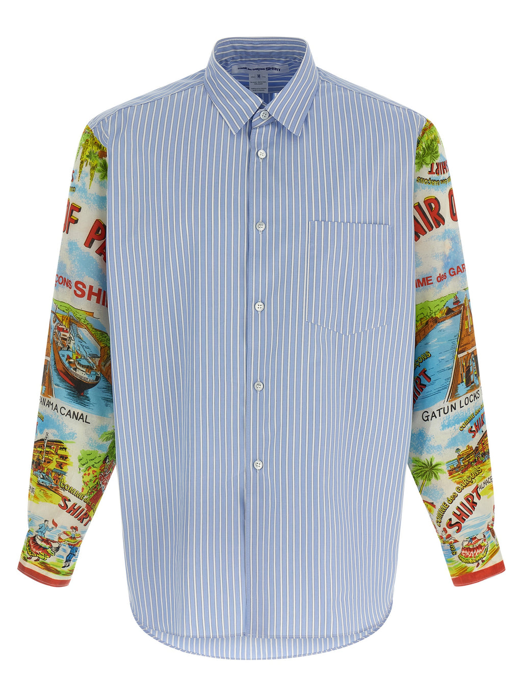 Striped Cotton Poplin Blouse