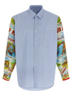Striped Cotton Poplin Blouse