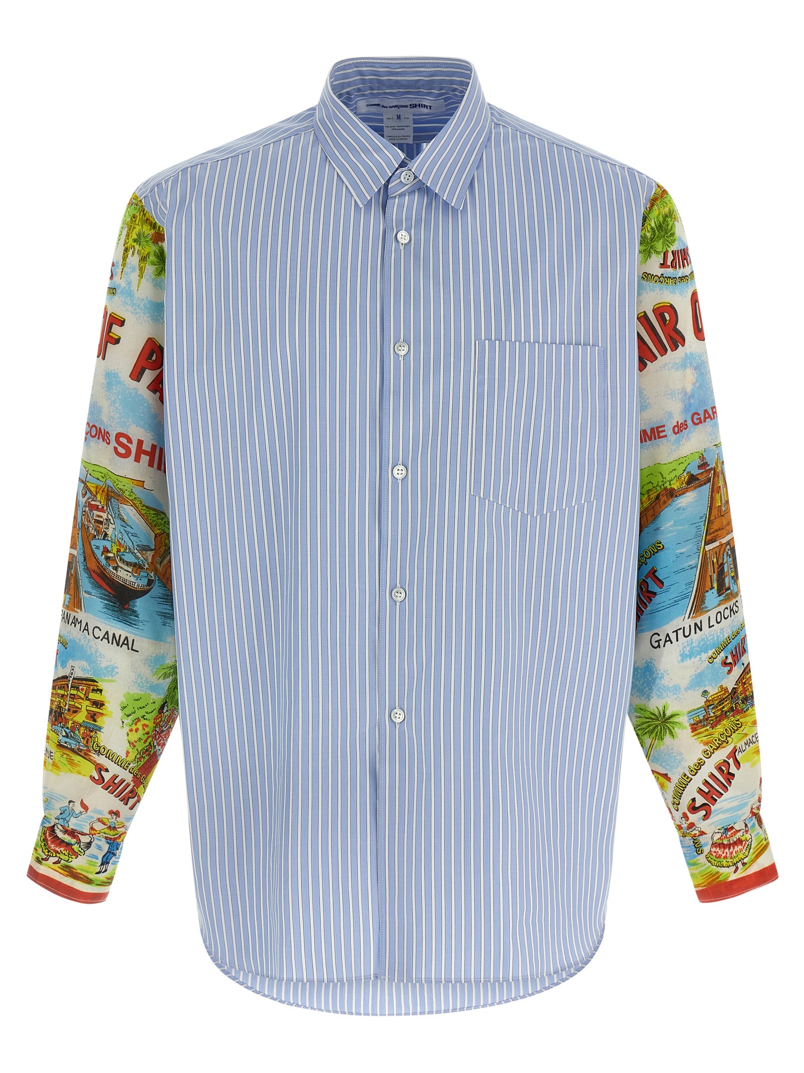 Striped Cotton Poplin Blouse