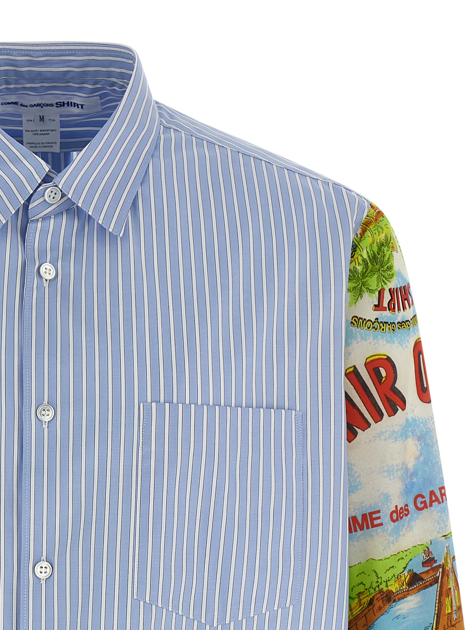 Striped Cotton Poplin Blouse