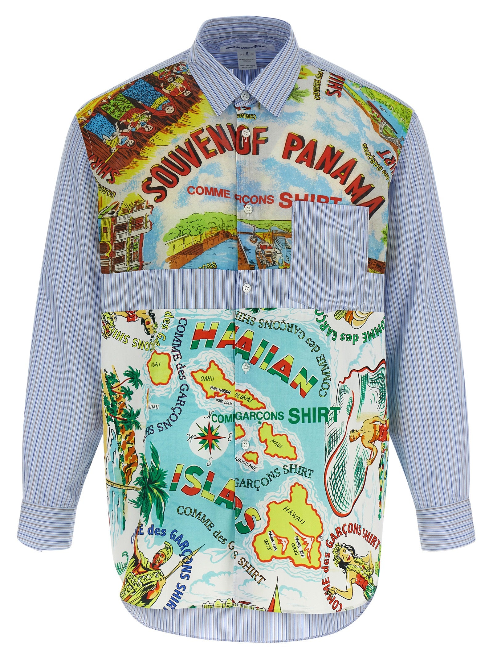 Multicolor Cotton Poplin Shirt