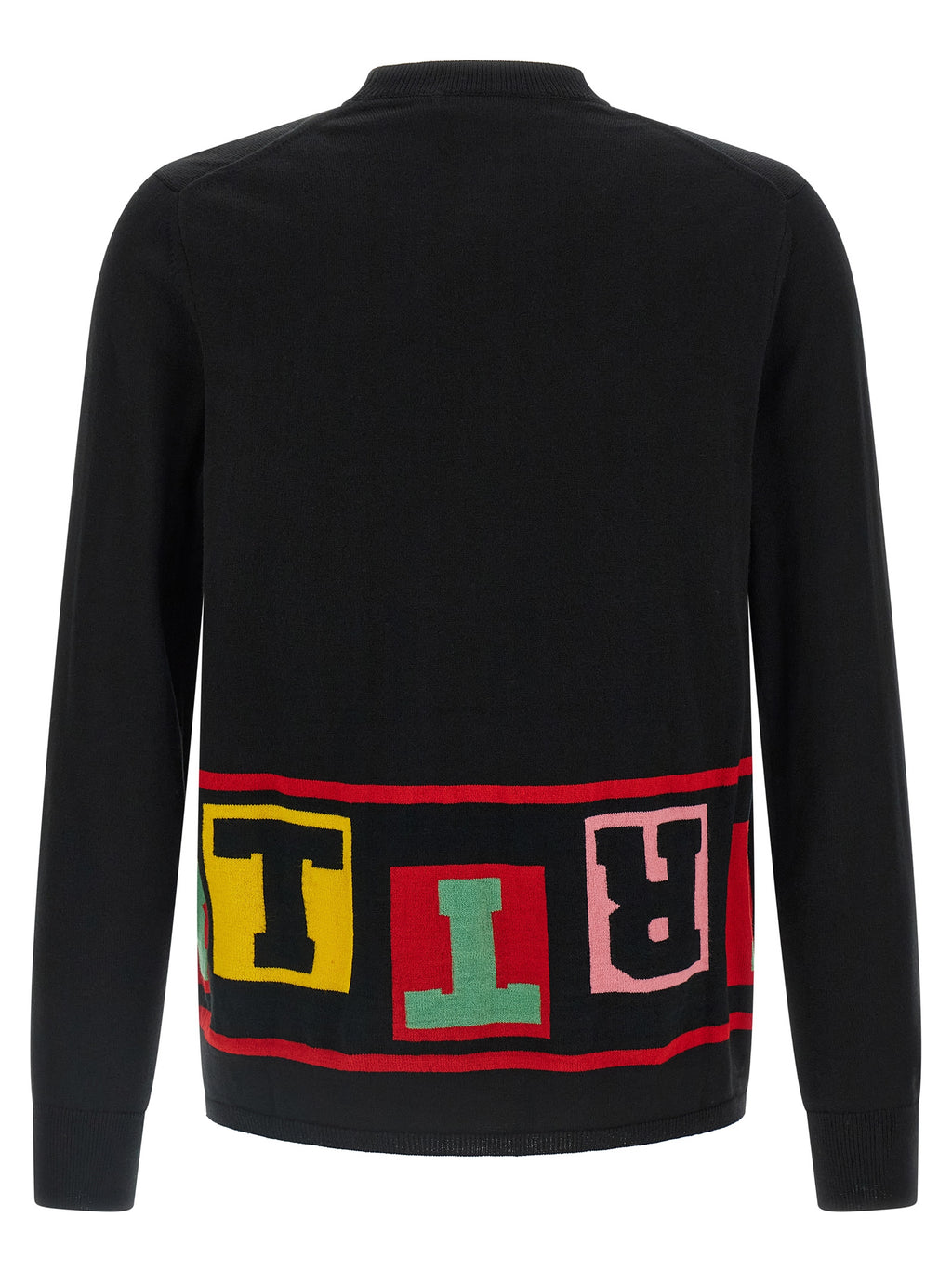 Acetate Intarsia Cardigan