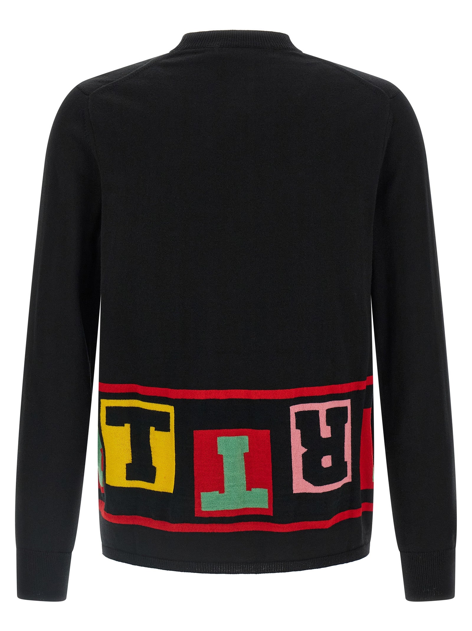 Acetate Intarsia Cardigan
