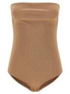 Viscose Stretch Jersey Off‑Shoulder Bodysuit
