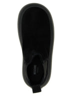Black Calfskin Chelsea Boots