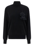 Black Wool & Cashmere Cardigan