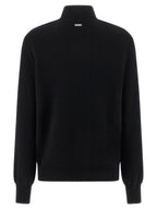 Black Wool & Cashmere Cardigan