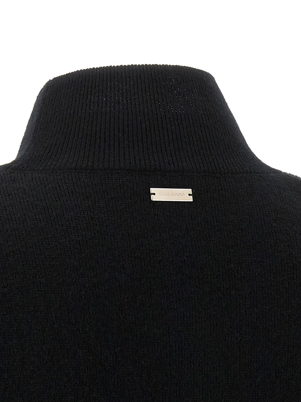 Black Wool & Cashmere Cardigan