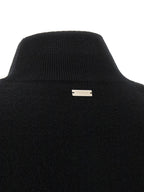 Black Wool & Cashmere Cardigan
