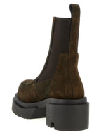Brown Cow Fur Beatle Bogun Chelsea Boots