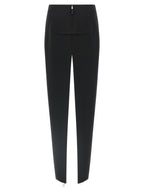 Sliced Virgin Wool Mini Skirt
