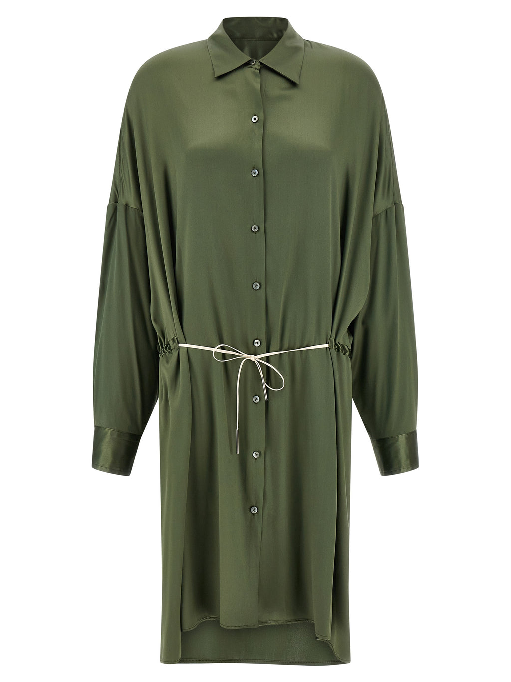 Dinidia Silk Satin Midi Dress
