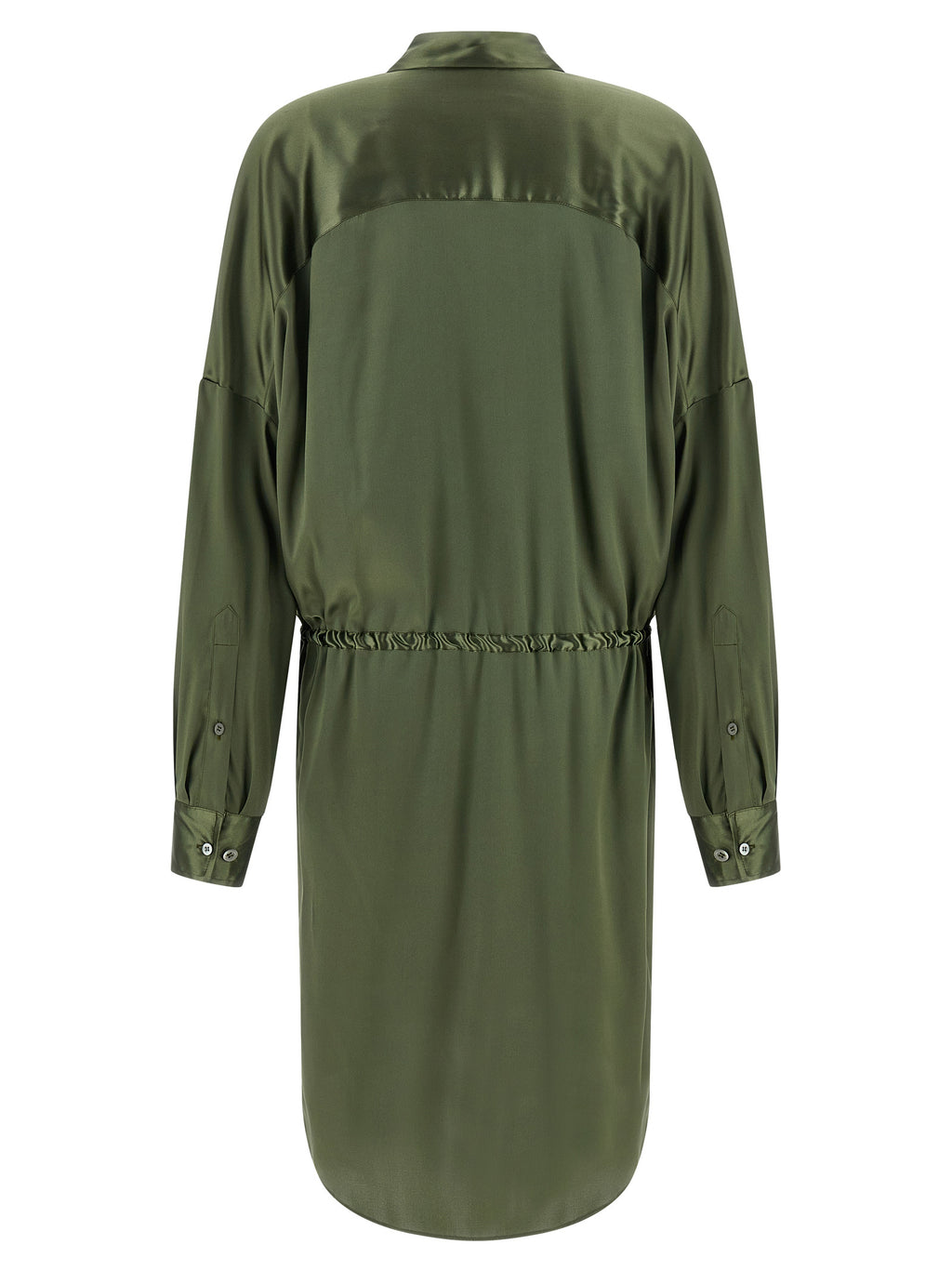Dinidia Silk Satin Midi Dress