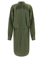 Dinidia Silk Satin Midi Dress