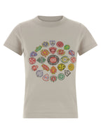Gray Cotton Logo T-Shirt