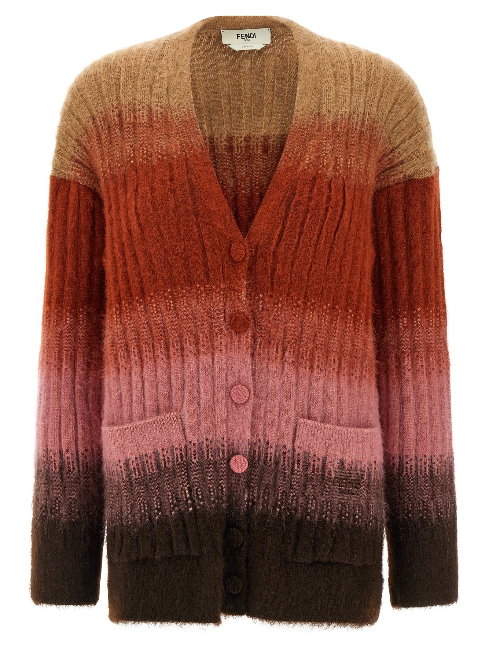 Vanisé Ribbed Knit Cardigan