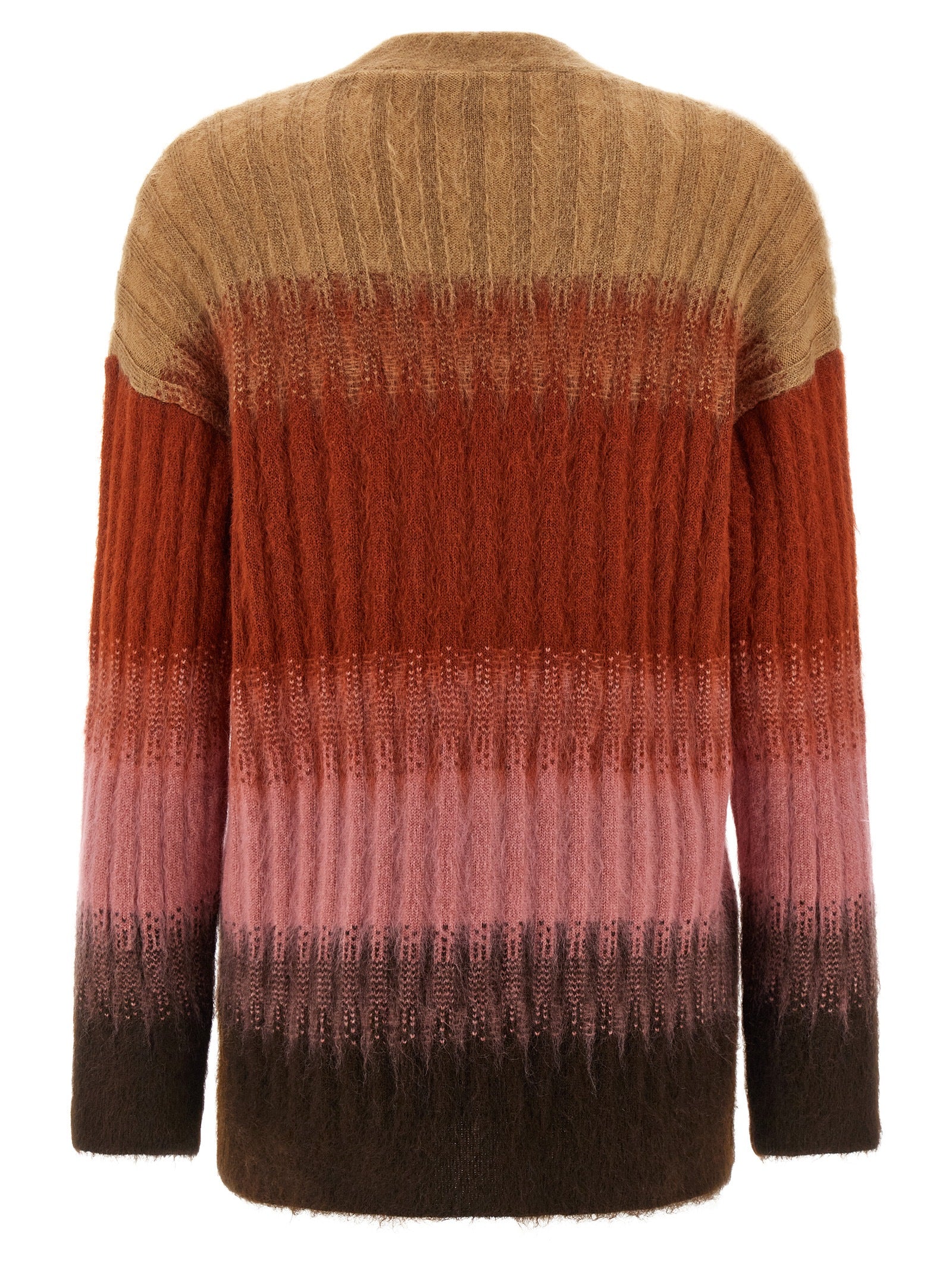 Vanisé Ribbed Knit Cardigan