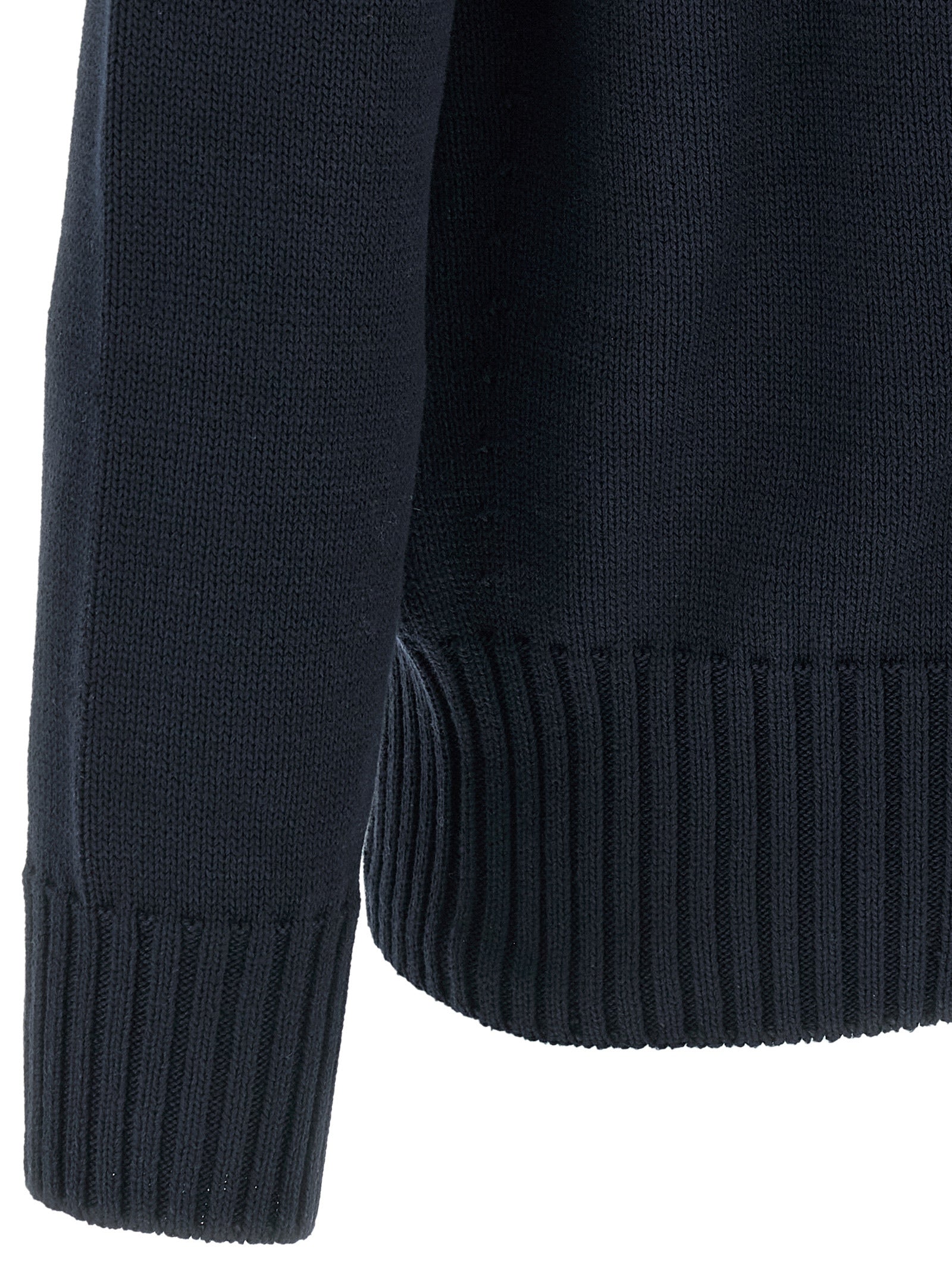 Blue Cotton Cardigan