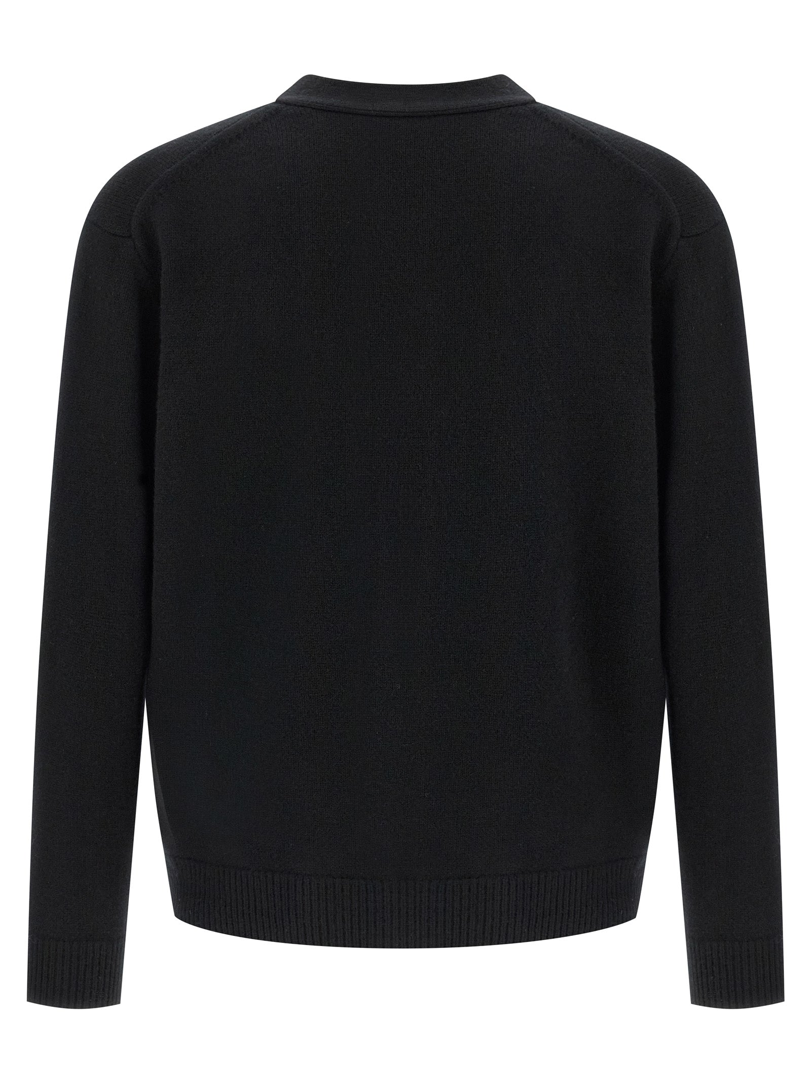 Extrafine Merino Wool Fox Head Cardigan