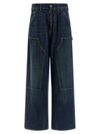 Blue Cotton Relaxed Fit Jeans
