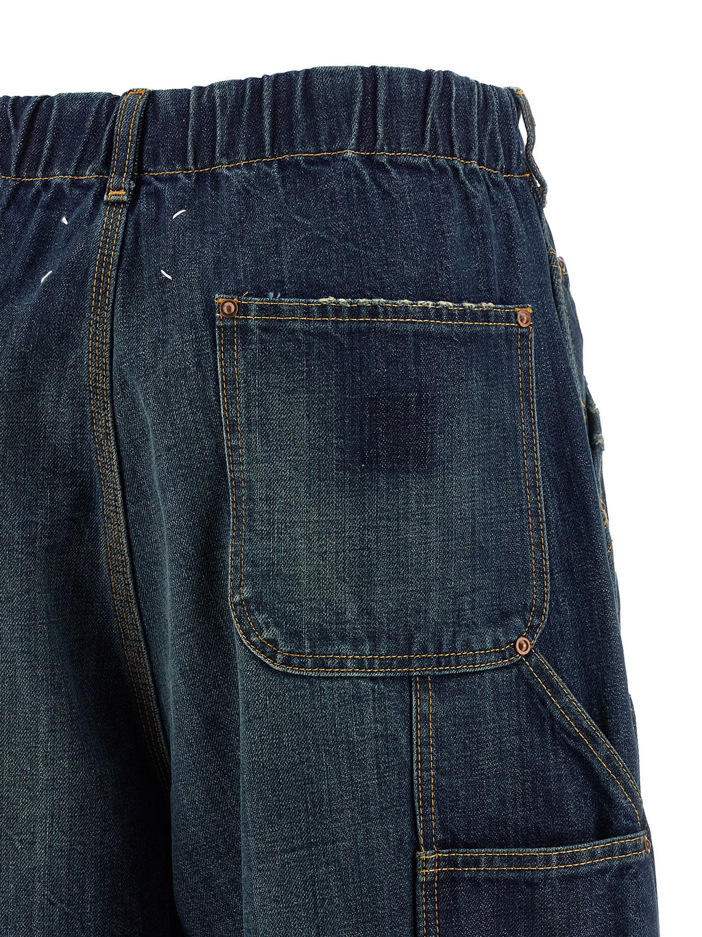 Blue Cotton Relaxed Fit Jeans