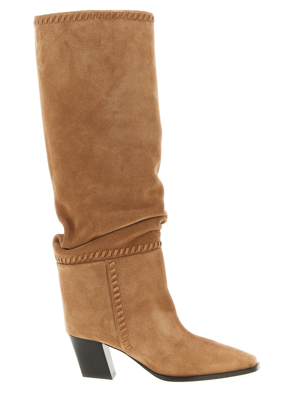 Hart Beige Suede Over The Knee Boots