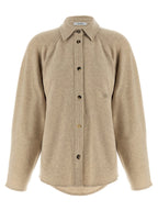 Ceci Cashmere Flannel Overshirt