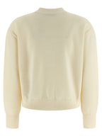 Pelago White Virgin Wool Cardigan