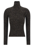 Black Wool Cashmere Azulene1234 Turtleneck Sweater