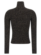 Black Wool Cashmere Azulene1234 Turtleneck Sweater