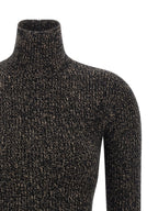 Black Wool Cashmere Azulene1234 Turtleneck Sweater