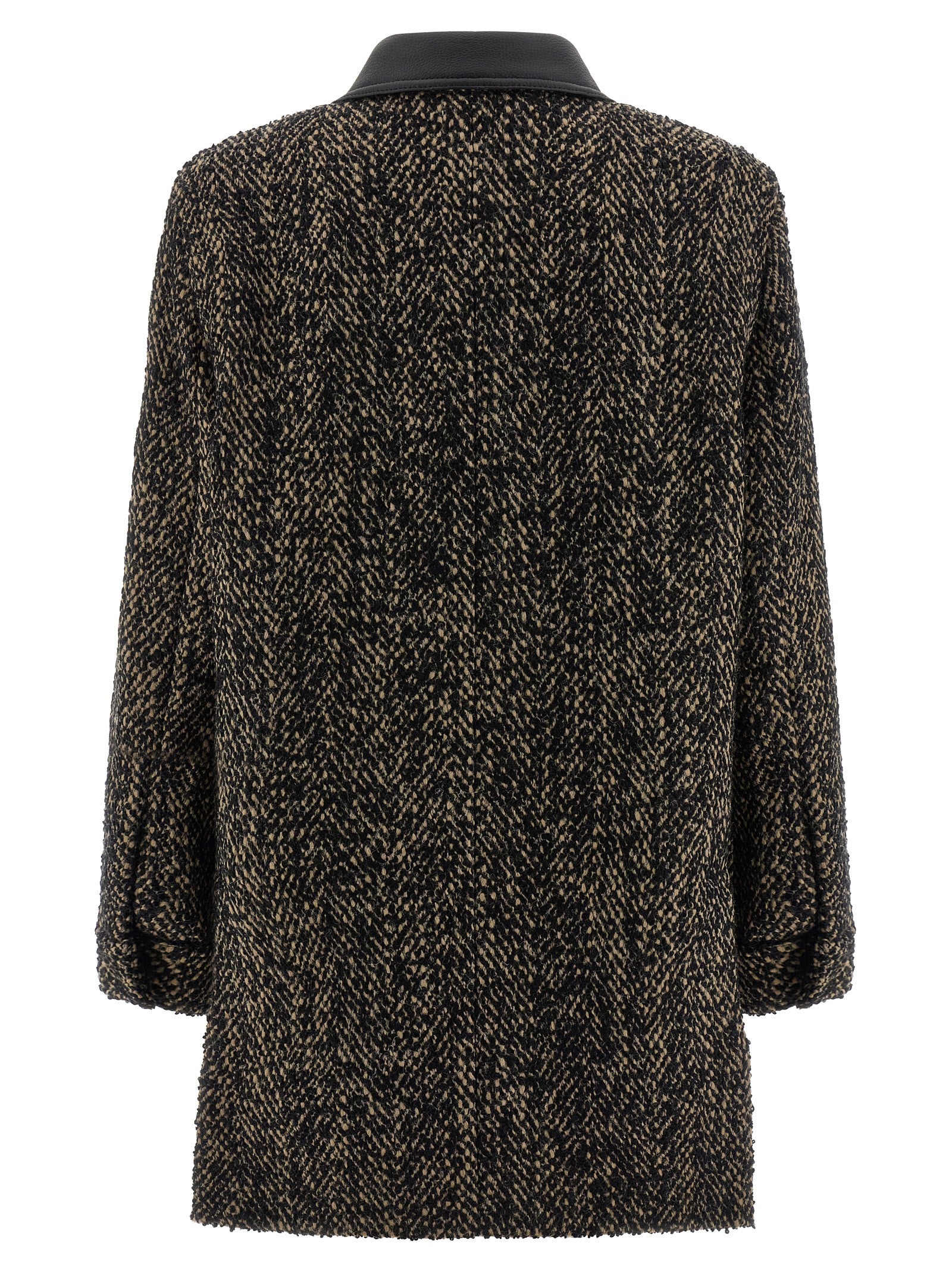 Multicolor Virgin Wool Shell Jacket