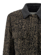 Multicolor Virgin Wool Shell Jacket