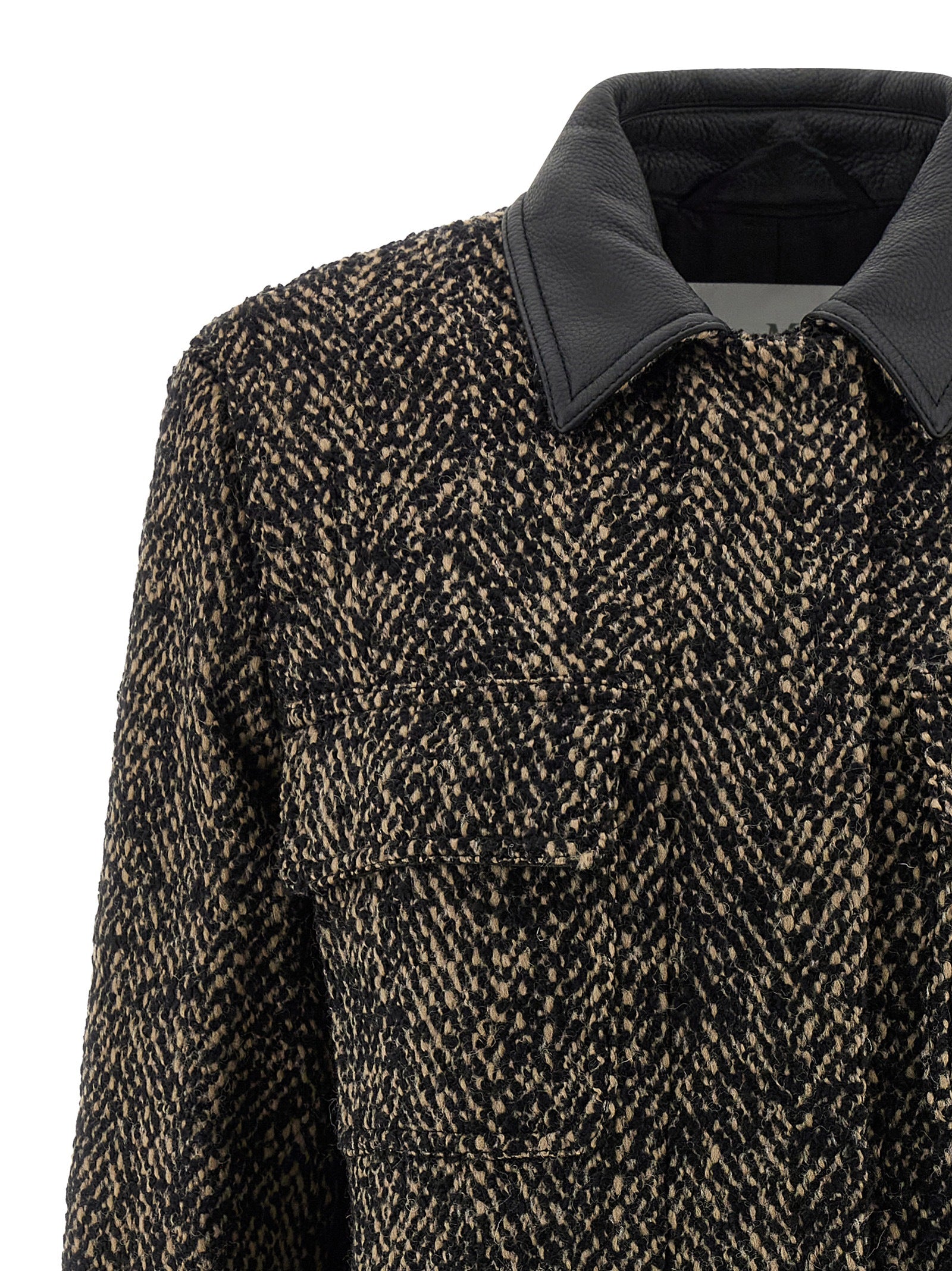 Multicolor Virgin Wool Shell Jacket