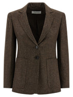 Virgin Wool Tweed Bermuda1234 Blazer