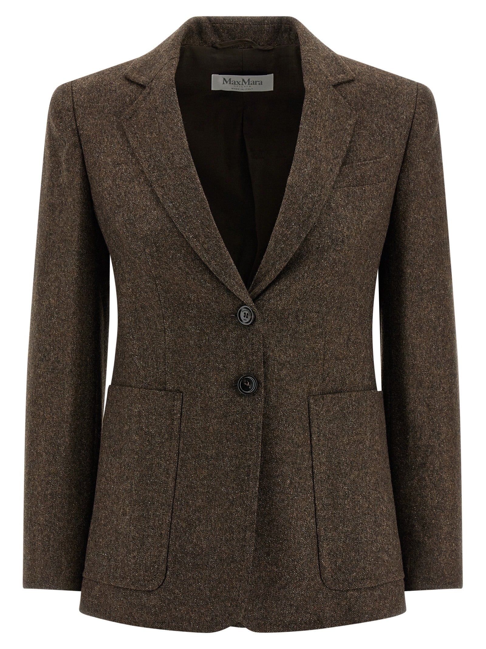 Virgin Wool Tweed Bermuda1234 Blazer