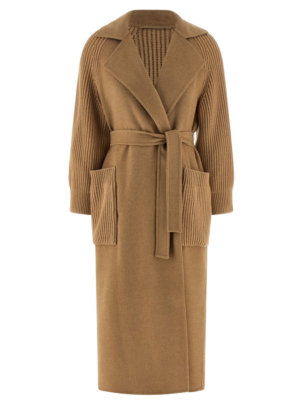 Camel Wool Long Coat