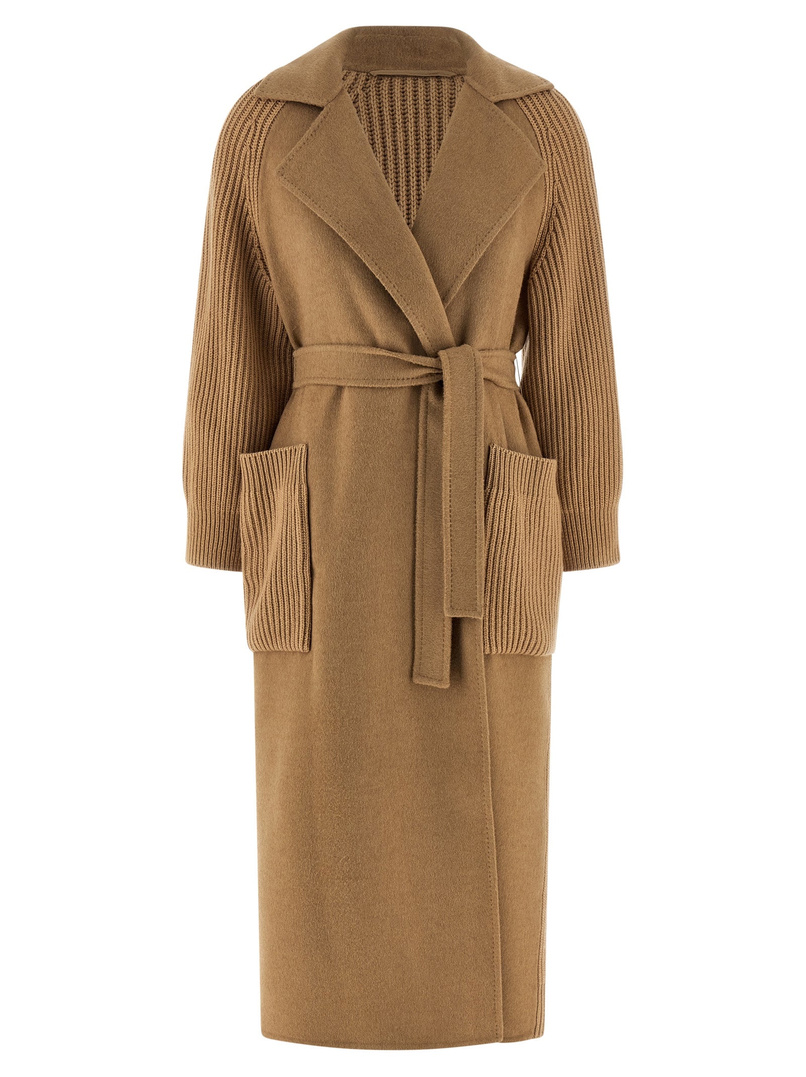 Camel Wool Long Coat