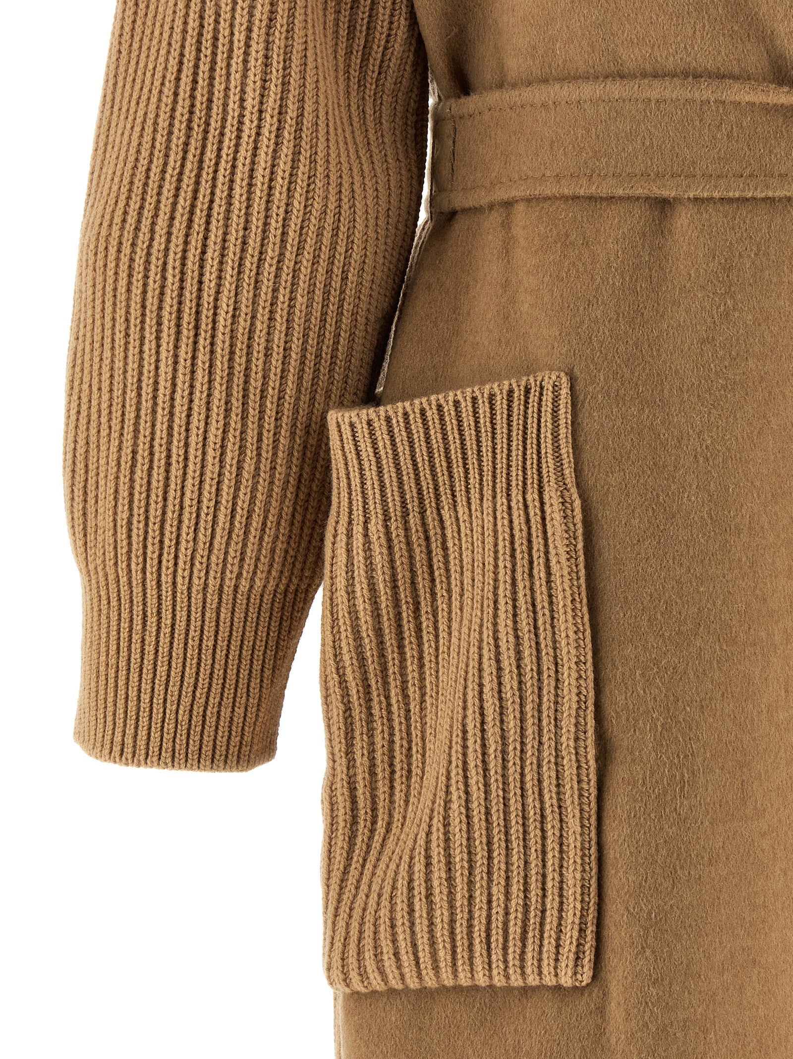 Camel Wool Long Coat
