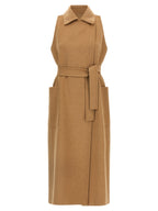Baby Camel Wool Robe-Style Coat