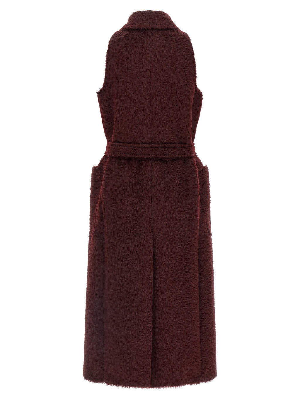 Bordeaux Alpaca Wool Coat
