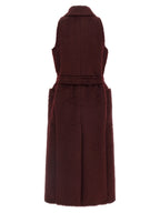 Bordeaux Alpaca Wool Coat