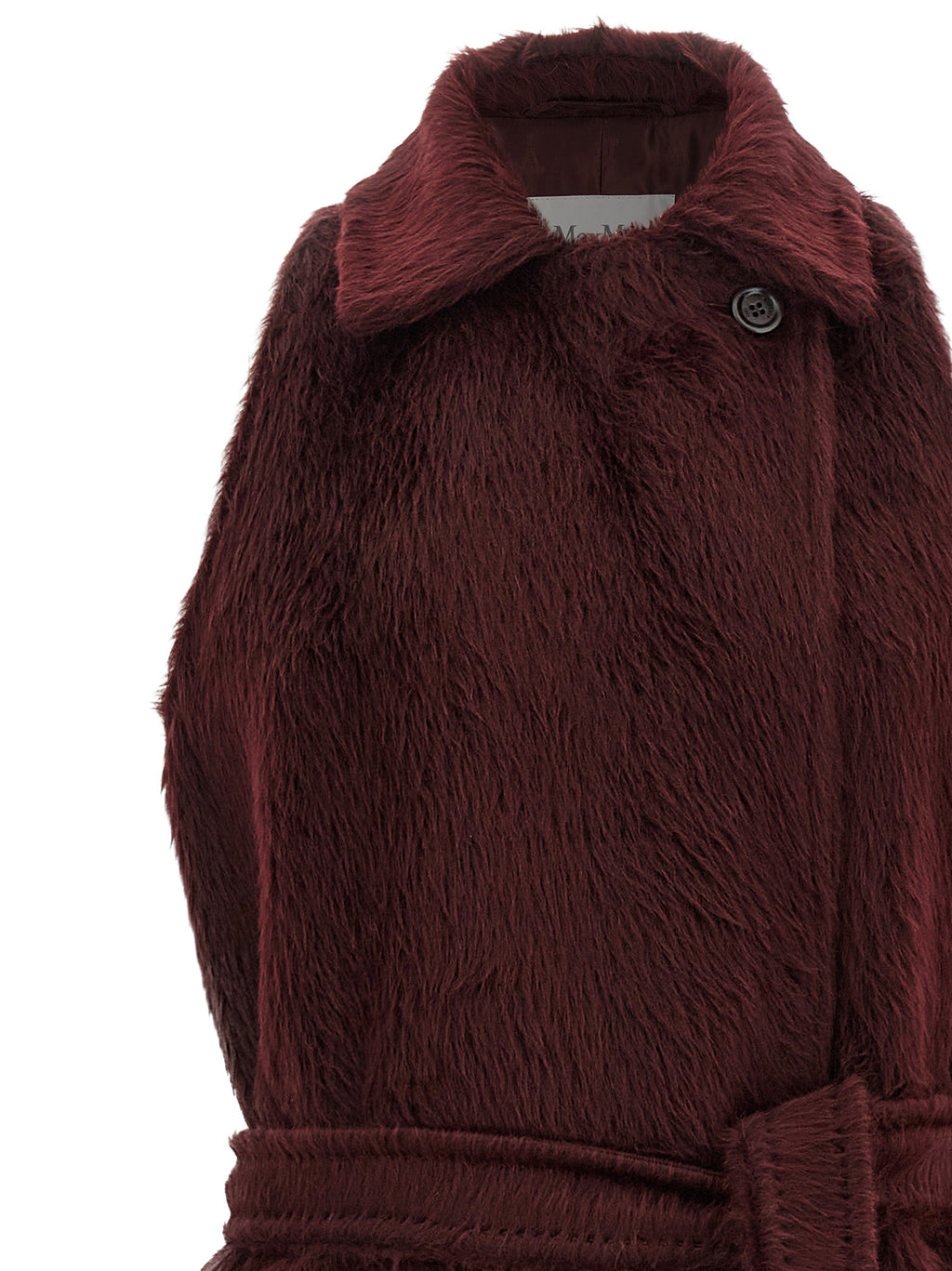 Bordeaux Alpaca Wool Coat