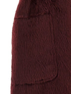 Bordeaux Alpaca Wool Coat