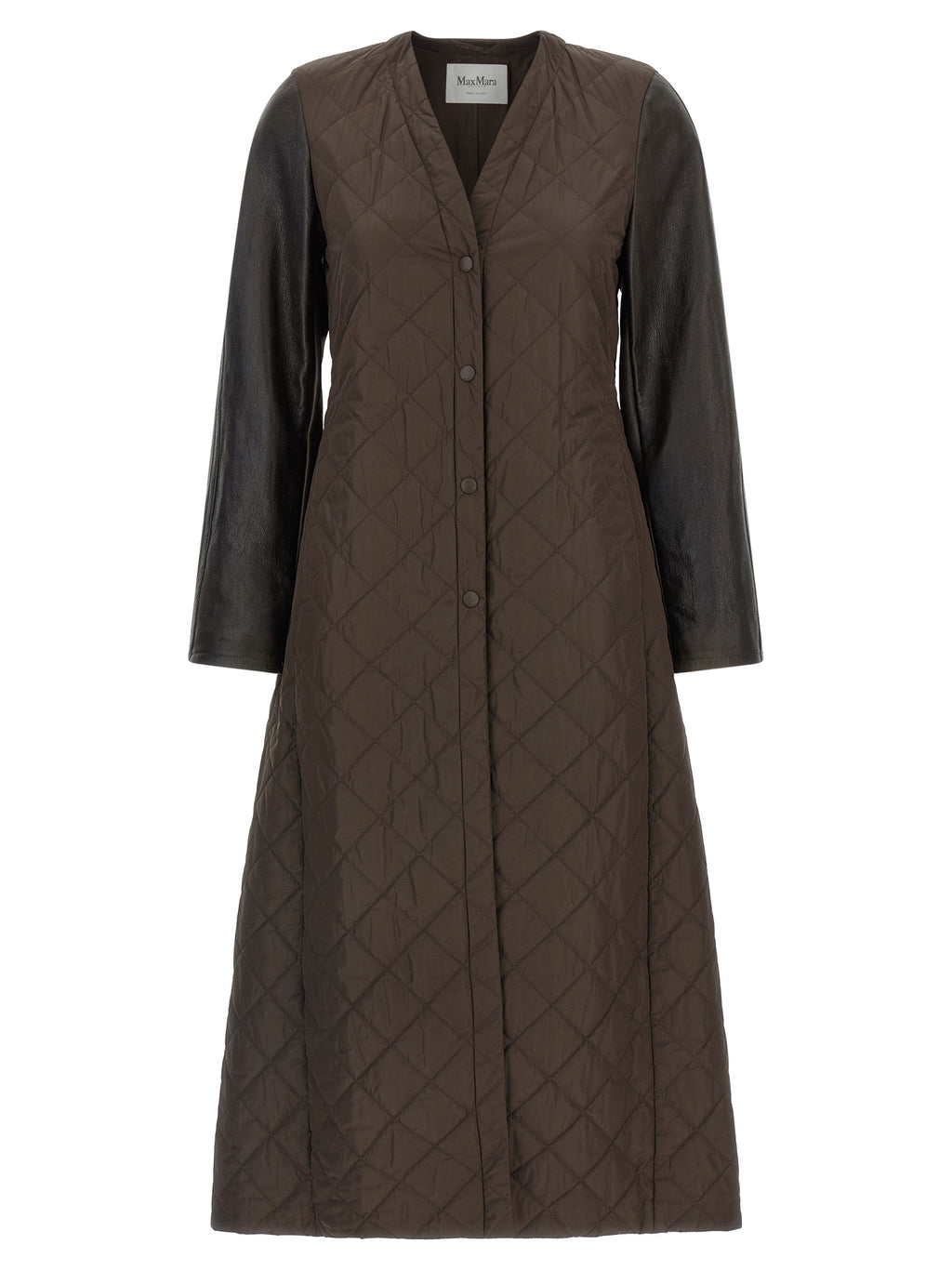 Brown Berta1234 Polyamide Coat
